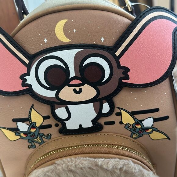 NWT Gremlins movie gizmo plush backpack super cute Warner Brothers bros. - Picture 4 of 9